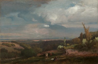 Nærmer seg storm fra Alban Hills, 1871. av George Inness