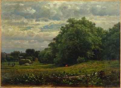 Høstetid, 1864. av George Inness