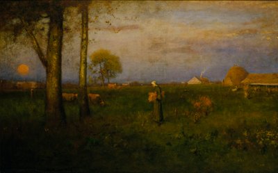 Solnedgang, 1884. av George Inness