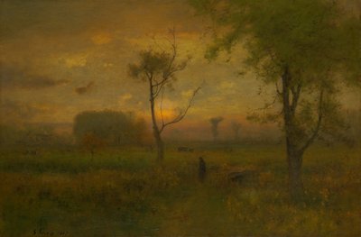 Soloppgang, 1887. av George Inness