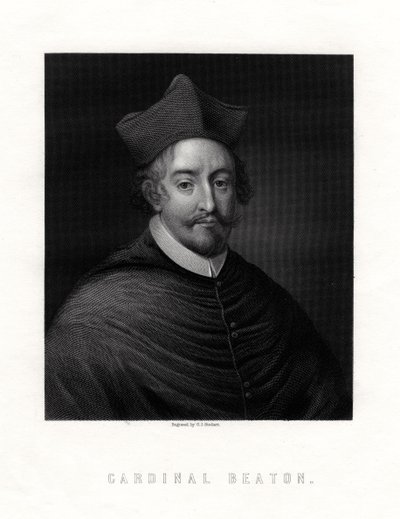 Kardinal David Beaton, c1494-1546, skotsk kardinal og erkebiskop av St. Andrews av George J. Stodart