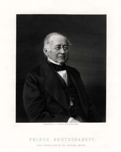 Prins Gorchakov, russisk diplomat, 1800-tallet av George J. Stodart