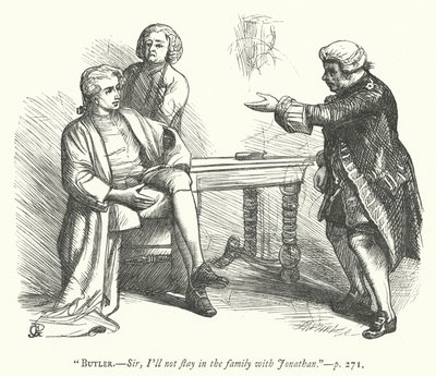 Illustrasjon for Den godmodige mannen (gravering) av George John Pinwell