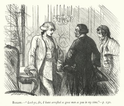 Illustrasjon for Den godmodige mannen (gravering) av George John Pinwell