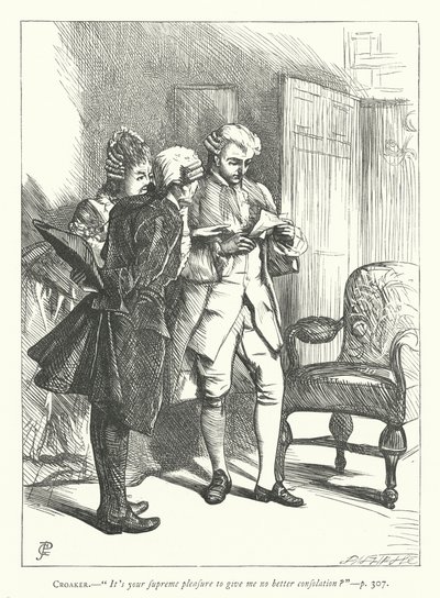 Illustrasjon for Den godmodige mannen (gravering) av George John Pinwell