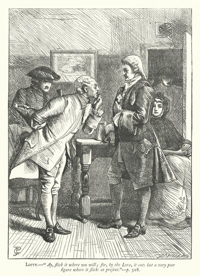 Illustrasjon for Den godmodige mannen (gravering) av George John Pinwell