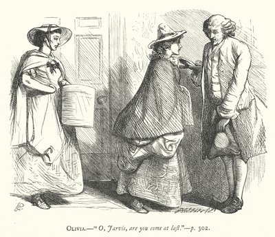 Illustrasjon for Den godmodige mannen (gravering) av George John Pinwell