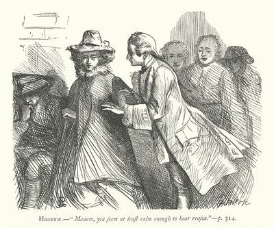 Illustrasjon for Den godmodige mannen (gravering) av George John Pinwell