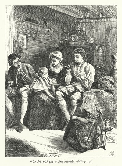 Illustrasjon for den reisende av George John Pinwell