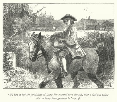 Illustrasjon for The Vicar of Wakefield (gravering) av George John Pinwell