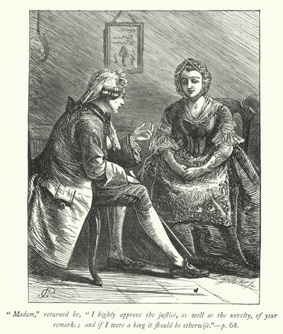 Illustrasjon for The Vicar of Wakefield (gravering) av George John Pinwell