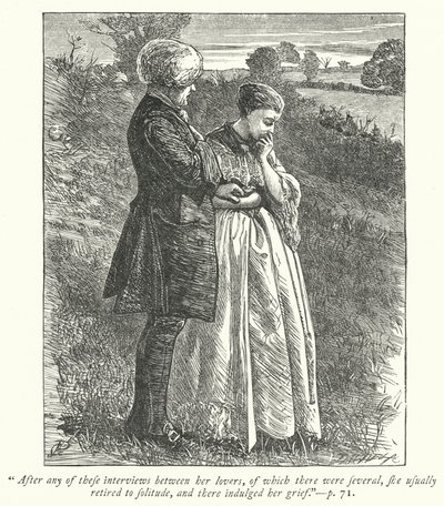 Illustrasjon for The Vicar of Wakefield (gravering) av George John Pinwell