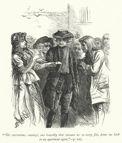 Illustrasjon for The Vicar of Wakefield (gravering) av George John Pinwell