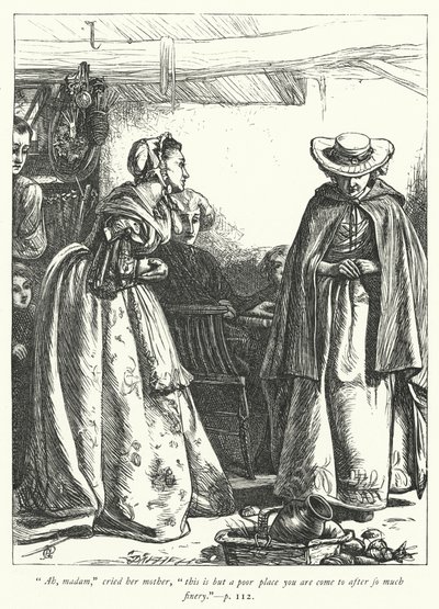 Illustrasjon for The Vicar of Wakefield (gravering) av George John Pinwell