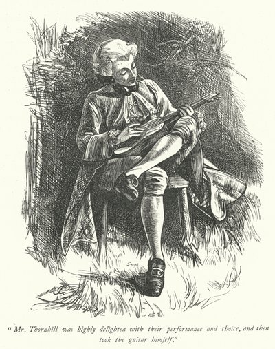 Illustrasjon for The Vicar of Wakefield (gravering) av George John Pinwell