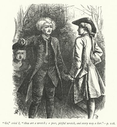 Illustrasjon for The Vicar of Wakefield (gravering) av George John Pinwell