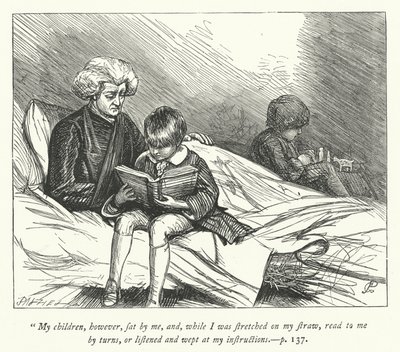 Illustrasjon for The Vicar of Wakefield (gravering) av George John Pinwell