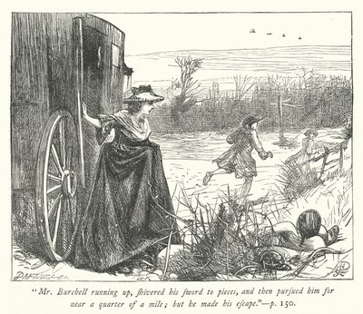 Illustrasjon for The Vicar of Wakefield (gravering) av George John Pinwell