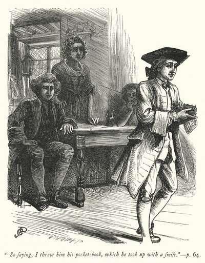Illustrasjon for The Vicar of Wakefield (gravering) av George John Pinwell