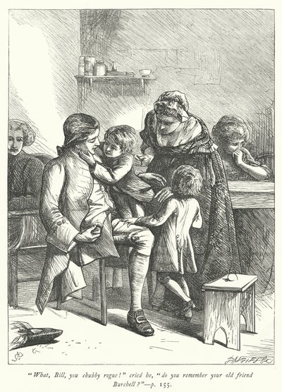 Illustrasjon for The Vicar of Wakefield (gravering) av George John Pinwell