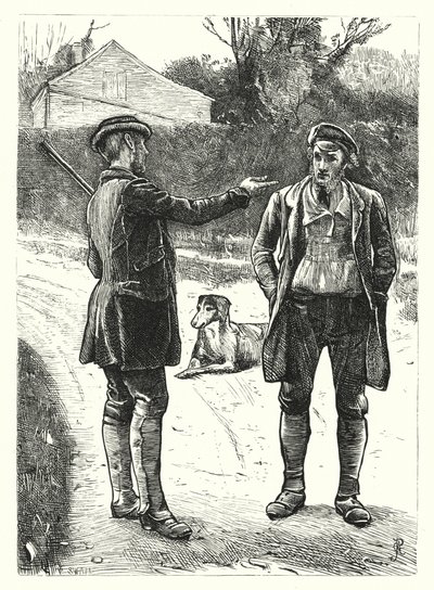 The Gamekeeper (gravering) av George John Pinwell