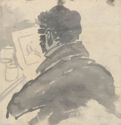 Studie av J.M.W. Turner skisserer av George Jones