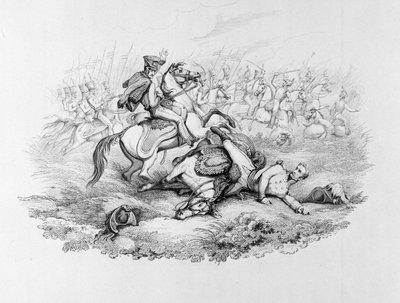 ?Det minneverdige slaget ved Waterloo - Marshal Blüchers farlige situasjon i slaget ved Ligny, 1815? av George Jones