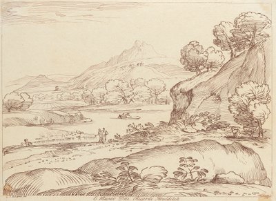 Uten tittel: Pastoral scene av George Knapton