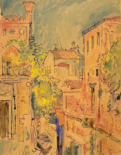 En kanal i Venezia av George Leslie Hunter