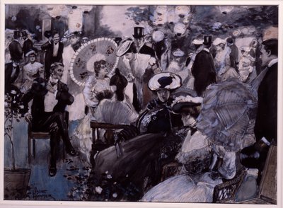 En hagefest av George Leslie Hunter