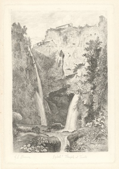 Kaskader i Tivoli av George Loring Brown
