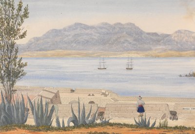 Algeciras fra Gibraltar av George Lothian Hall