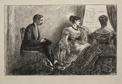Den hvite kamelia, 1868. av George Louis Palmella Busson Du Maurier