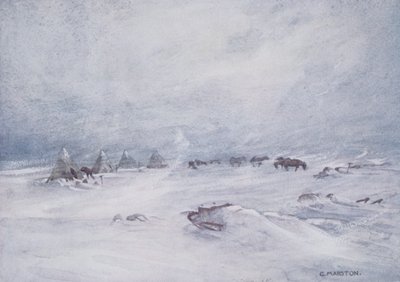 A Blizzard on the Barrier, illustrasjon fra 