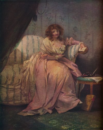 Mrs Morland av George Morland, 1700-tallet, 1913 av George Morland