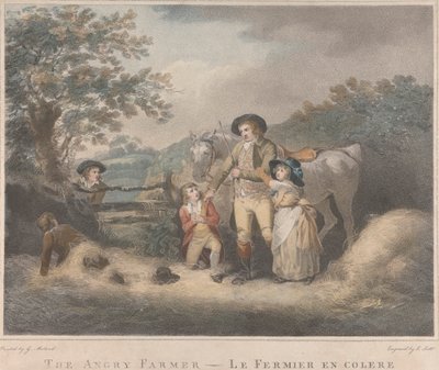 Sett med fire: The Angry Farmer av George Morland