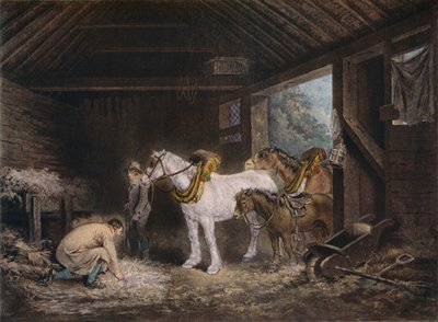 Bondestallen, 1791 1901 av George Morland