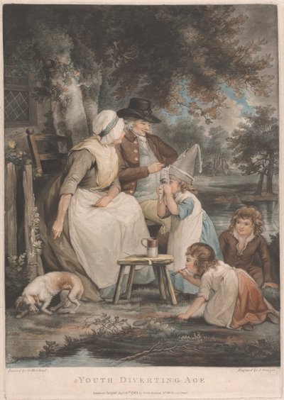 Ungdomsavledningsalder av George Morland