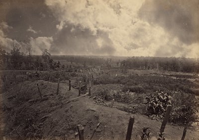 Slagmarken ved Atlanta, Georgia, 22. juli 1864. Nr. 2 av George N. Barnard