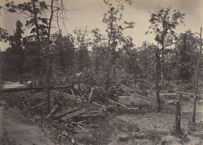 Battle Field of Atlanta, Georgia, 22. juli 1864 nr. 1, 1860-årene. av George N. Barnard