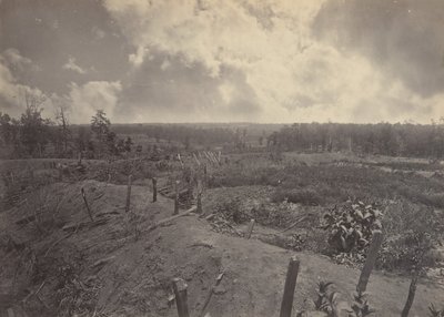 Battle Field of Atlanta, Georgia, 22. juli 1864 nr. 2, 1860-årene. av George N. Barnard