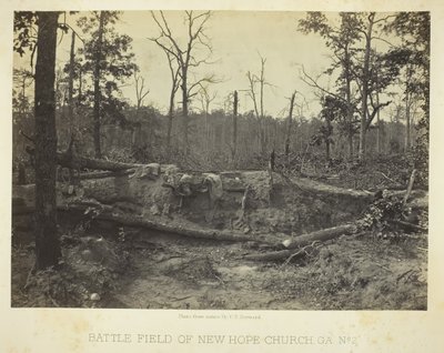 Battle Field of New Hope Church, GA, nr. 2, 1866. av George N. Barnard
