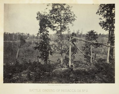 Battle Ground of Resacca, GA, nr. 2, 1866. av George N. Barnard