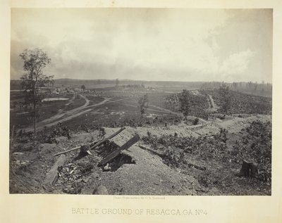 Battle Ground of Resacca, GA, nr. 4, 1866. av George N. Barnard