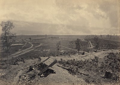 Slagmarken ved Resaca, Georgia, nr. 4 av George N. Barnard