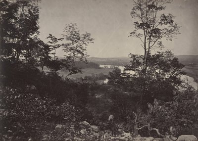 Chattanooga Valley fra Lookout Mountain, 1860-tallet. av George N. Barnard