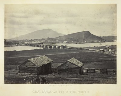 Chattanooga fra nord, 1864. av George N. Barnard