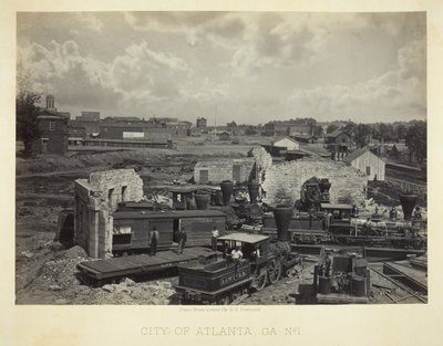 City of Atlanta, GA, nr. 1, 1866. av George N. Barnard