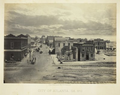 City of Atlanta, GA, nr. 2, 1866. av George N. Barnard