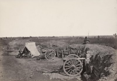 Tidligere konfødererte befestninger foran Atlanta av George N. Barnard